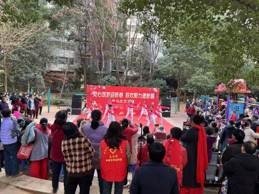 丰城市剑光街道剑民社区开展“我们的节日”迎新春群众文艺汇演活动