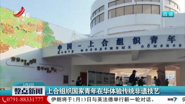 上合组织国家青年在华体验传统非遗技艺
