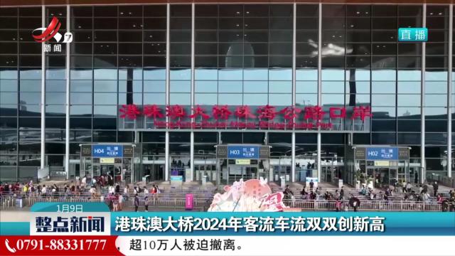 港珠澳大桥2024年客流车流双双创新高