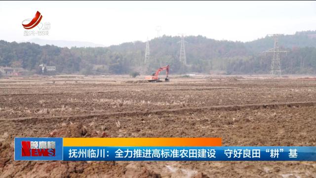 抚州临川：全力推进高标准农田建设 守好良田“耕”基