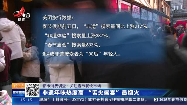 【都市消费调查·关注春节餐饮市场】非遗年味热度高 “舌尖盛宴”最烟火