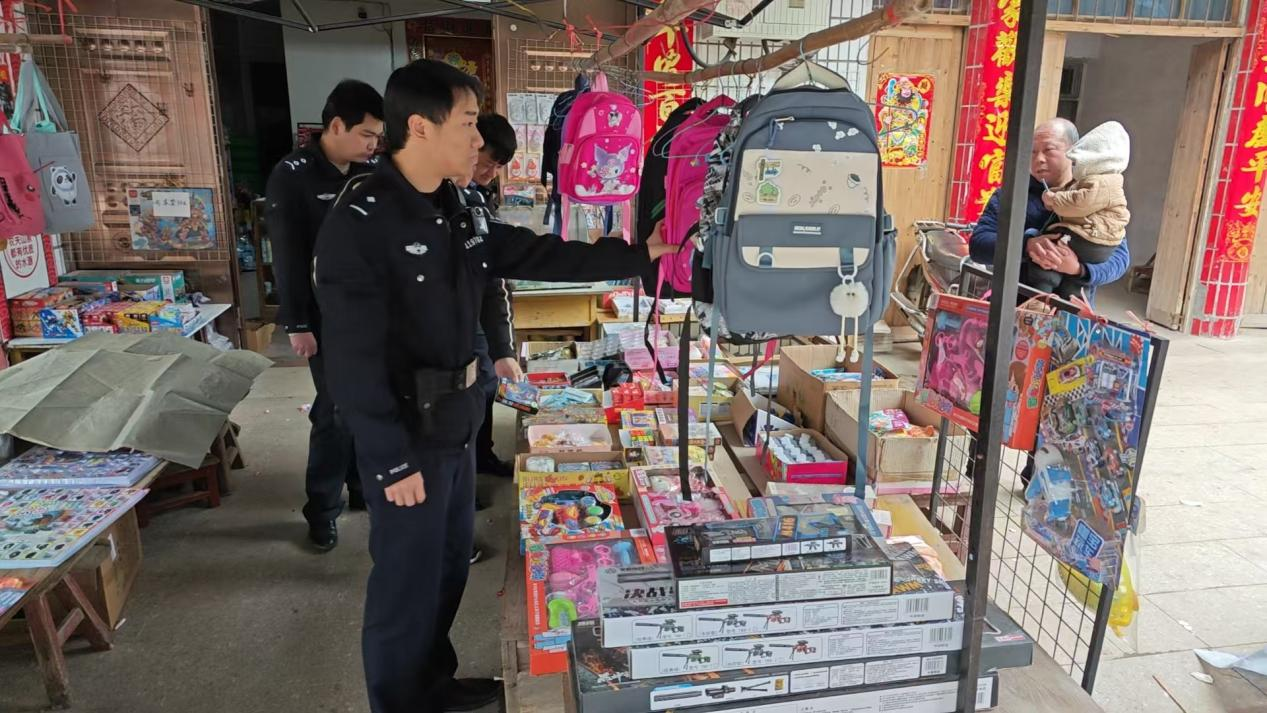 乐安县谷岗中学开展校园周边环境检查和安全治理工作