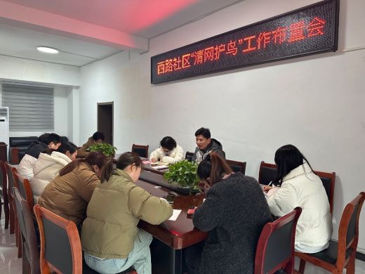 丰城市剑光街道西路社区开展“禁止张网捕鸟 守护生态家园”宣传活动