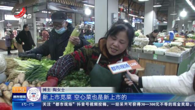 南昌：春菜新鲜上市 品种多供应足