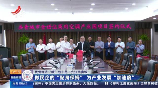 【民营经济“赣”劲十足】九江共青城：做民企的“贴身保姆” 为产业发展“加速度”