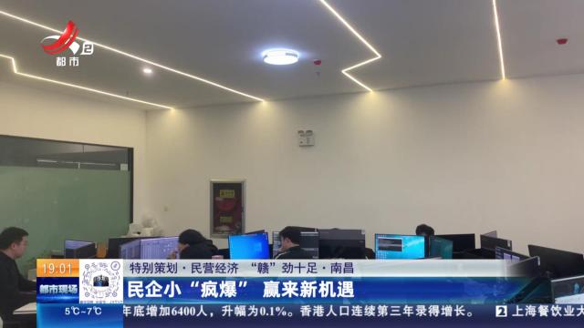 【特别策划·民营经济 “赣”劲十足】南昌：民企小“疯爆” 赢来新机遇