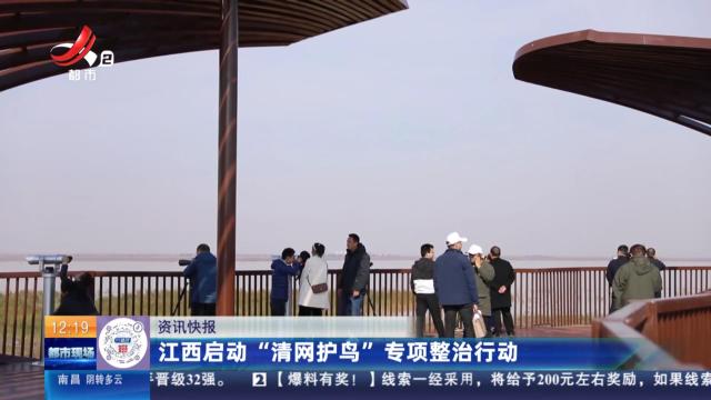江西启动“清网护鸟”专项整治行动