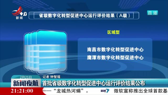 首批省级数字化转型促进中心运行评价结果公布