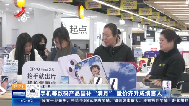 江西：手机等数码产品国补“满月” 量价齐升成绩喜人