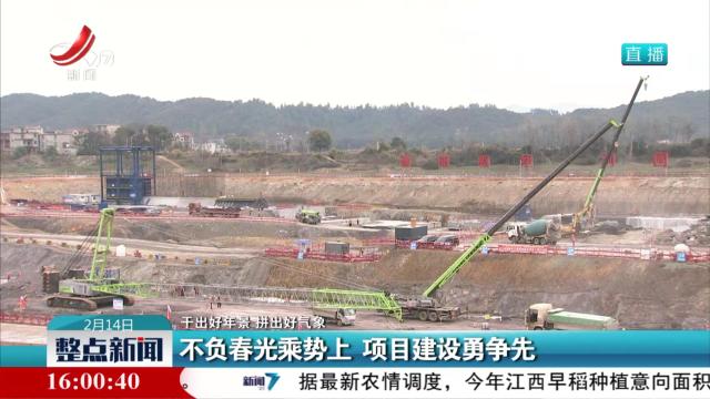 【干出好年景 拼出好气象】不负春光乘势上 项目建设勇争先