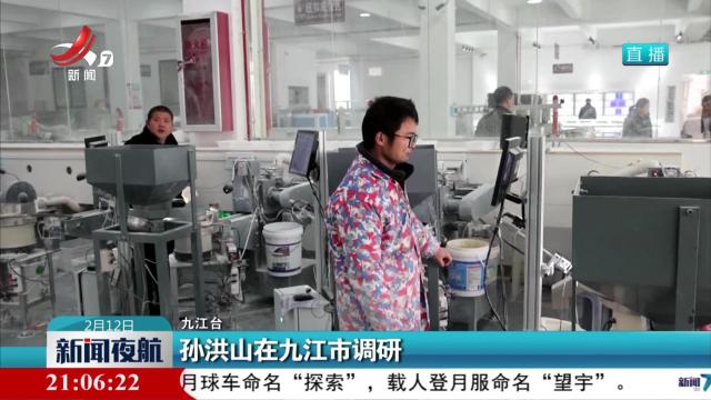 孙洪山在九江市调研