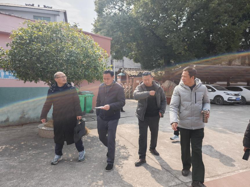 乐安县招携小学迎接开学督导