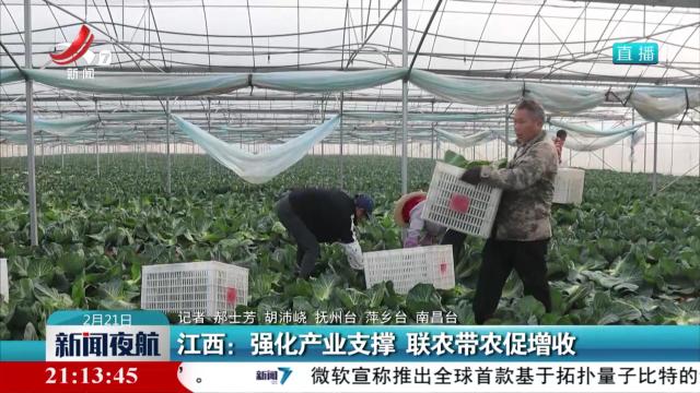 江西：强化产业支撑 联农带农促增收