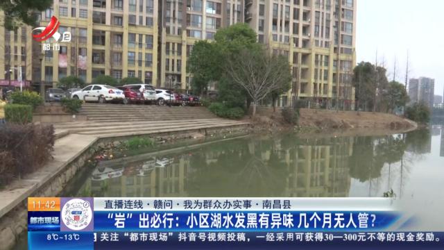 【直播连线·赣问·我为群众办实事·南昌县】“岩”出必行：小区湖水发黑有异味 几个月无人管？
