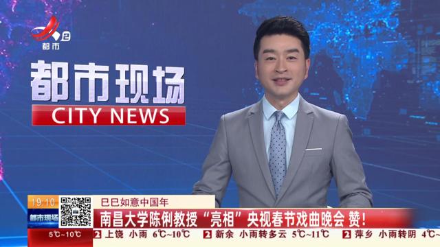 【巳巳如意中国年】南昌大学陈俐教授“亮相”央视春节戏曲晚会 赞！