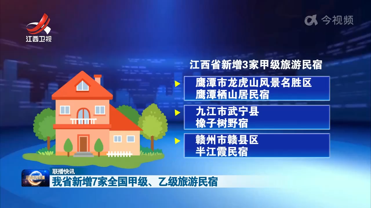我省新增7家全国甲级、乙级旅游民宿