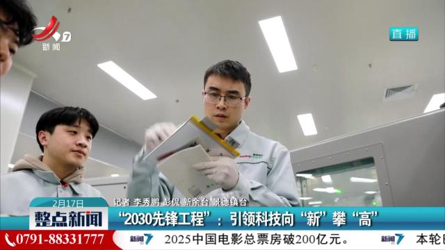 “2030先锋工程”：引领科技向“新”攀“高”