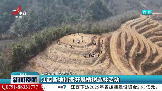 江西各地持续开展植树造林活动
