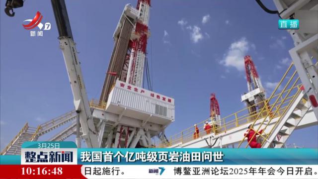 我国首个亿吨级页岩油田问世
