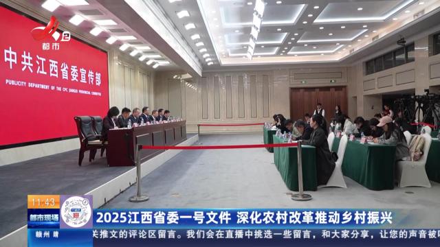 2025江西省委一号文件 深化农村改革推动乡村振兴