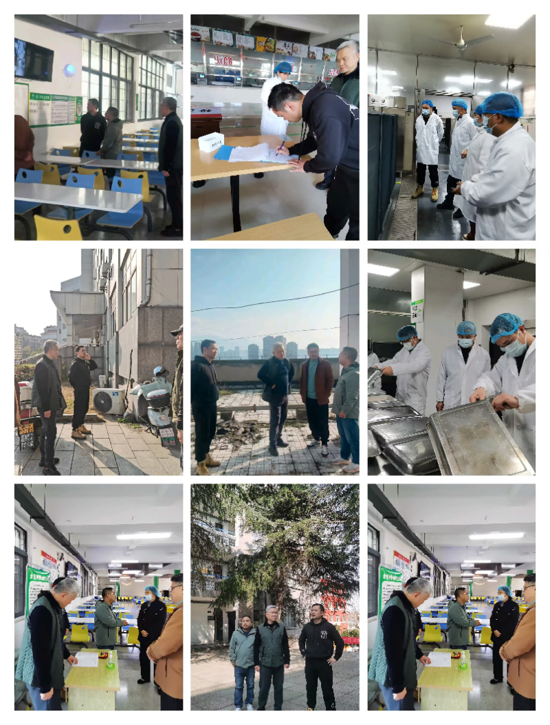 九江三中开展校舍食堂安全大检查