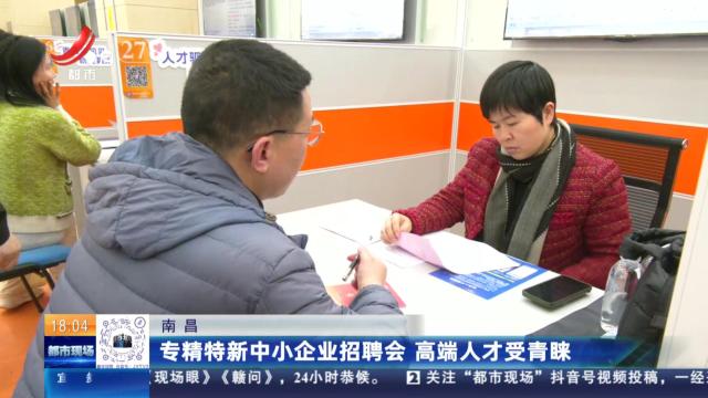 南昌：专精特新中小企业招聘会 高端人才受青睐
