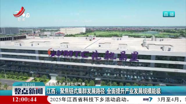 【干出好年景 拼出好气象】江西：聚焦链式集群发展路径 全面提升产业发展规模能级