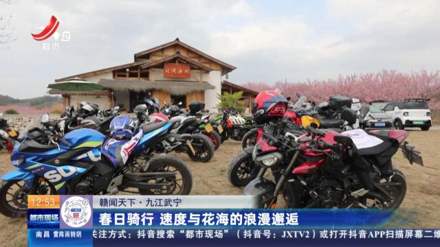 【赣闻天下】九江武宁：春日骑行 速度与花海的浪漫邂逅