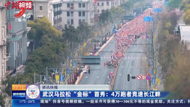 武汉马拉松“金标”首秀：4万跑者竞速长江畔
