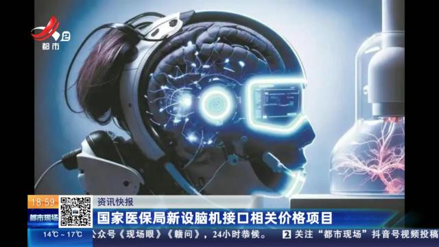 国家医保局新设脑机接口相关价格项目