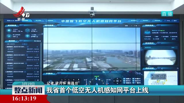 我省首个低空无人机感知网平台上线