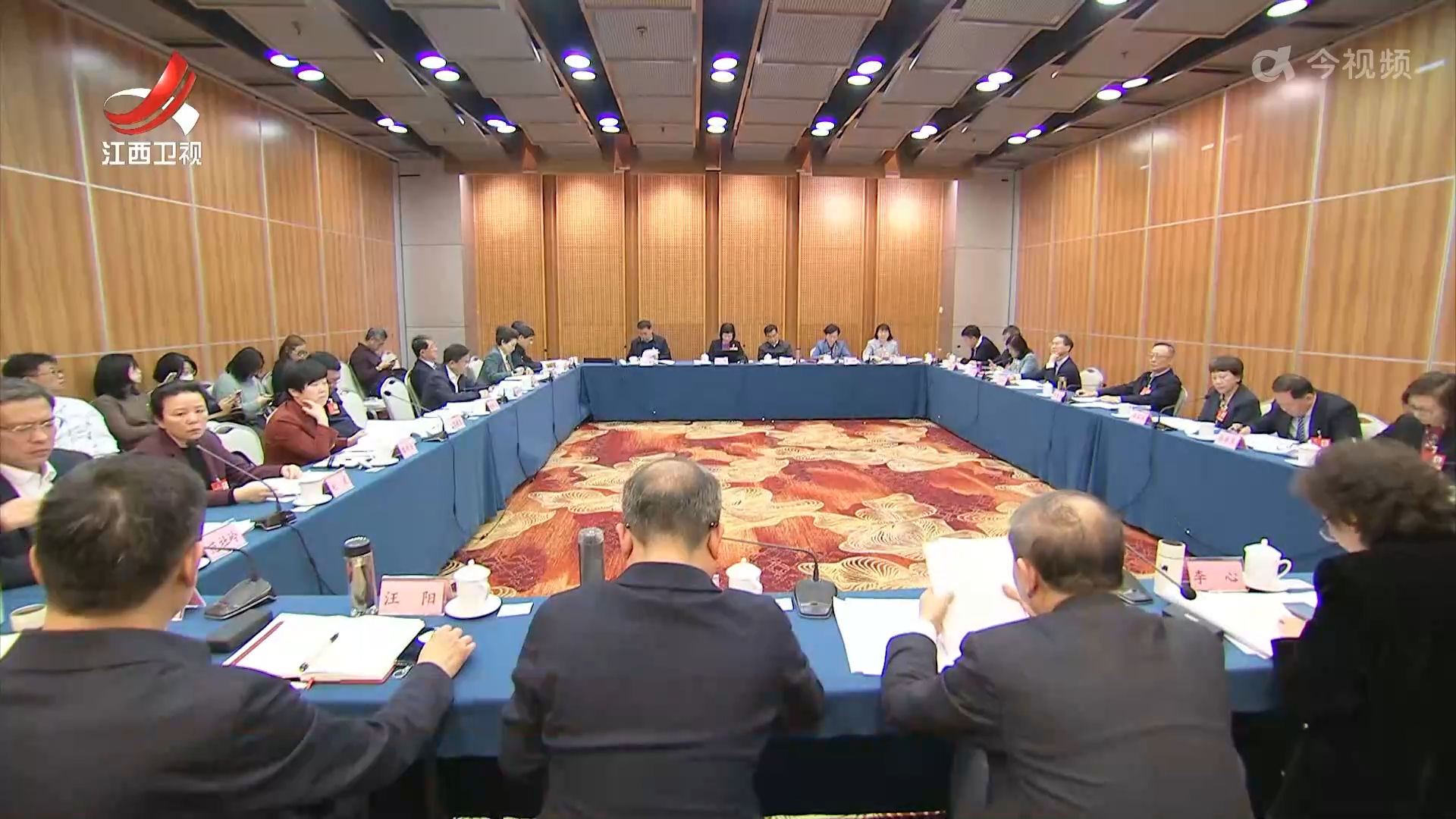 【两会进行时】住赣全国政协委员审议全国政协常委会工作报告