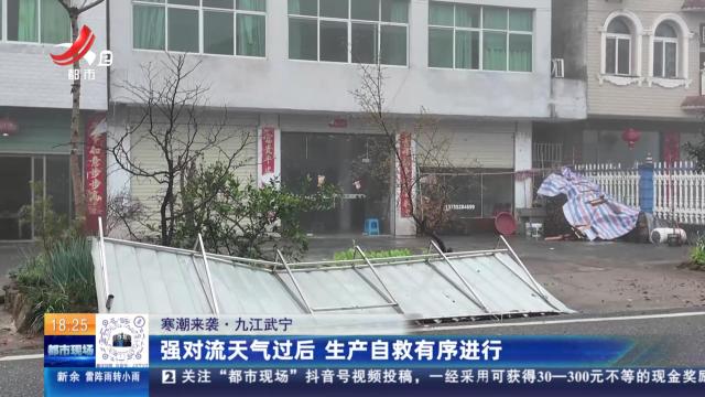 【寒潮来袭】九江武宁：强对流天气过后 生产自救有序进行