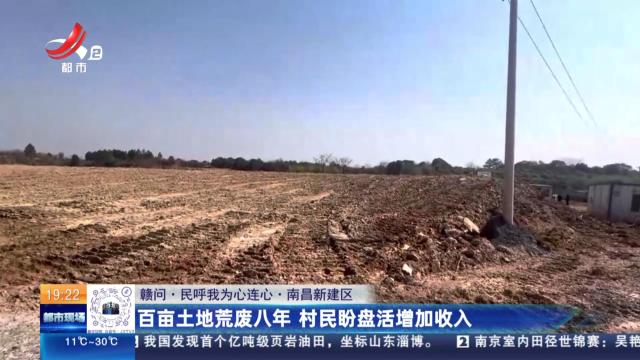 【赣问·民呼我为心连心】南昌新建区：百亩土地荒废八年 村民盼盘活增加收入