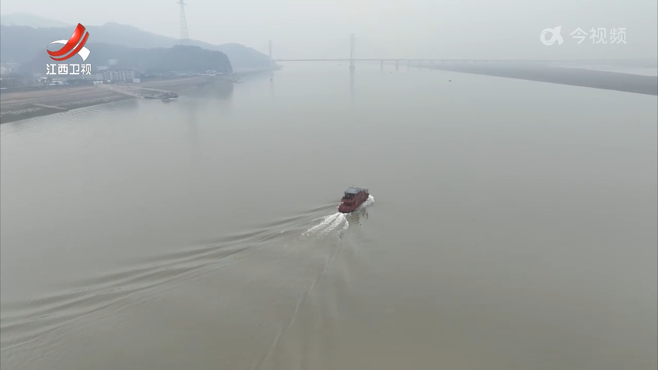 鄱阳湖水位上涨突破10米低枯水线