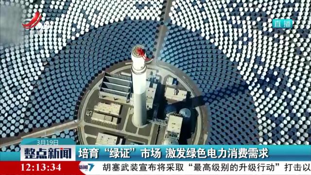 培育“绿证”市场 激发绿色电力消费需求
