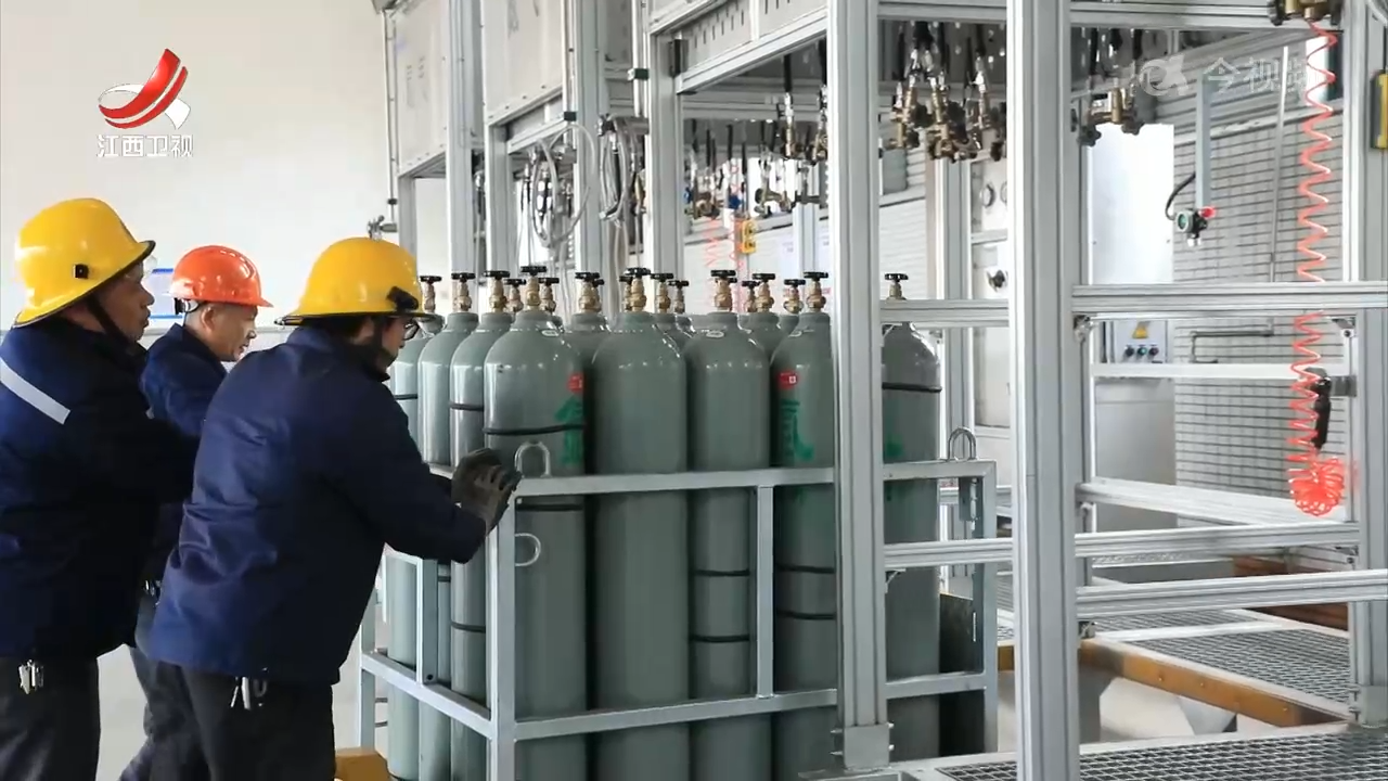 江西首次出口高纯度氩气