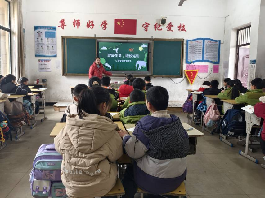 珍爱生命，绽放光彩——崇仁县宝水实验学校开展生命教育主题班会