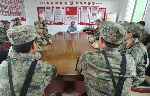靖安县双溪镇开展2025年民兵政治教育集中授课