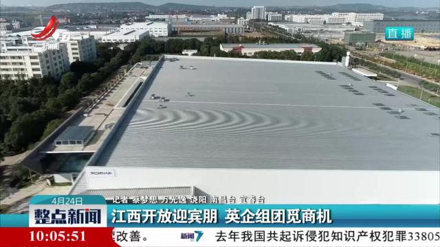 江西开放迎宾朋 英企组团觅商机