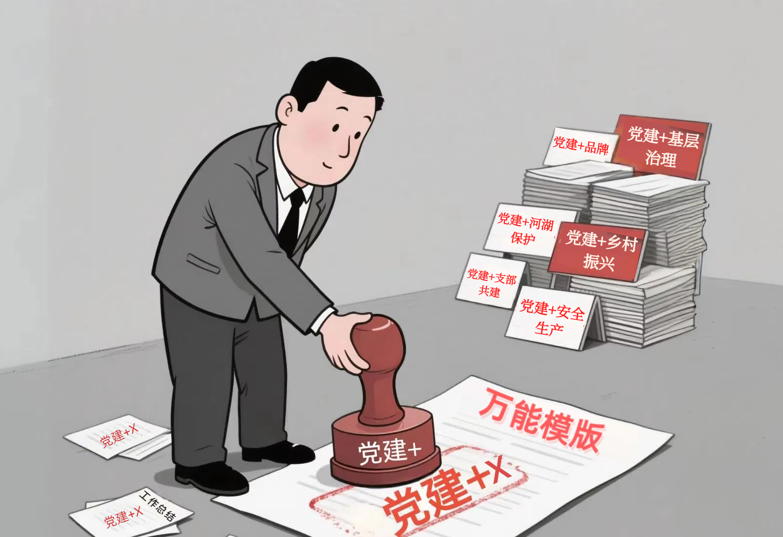 长天新闻丨江右漫评：莫把“党建+”当作筐