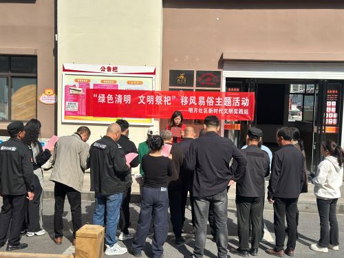 宜春市宜阳新区官园街道各新时代文明实践站开展“我们的节日•清明”系列活动 