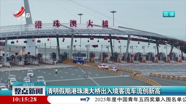 清明假期港珠澳大桥出入境客流车流创新高
