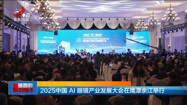 2025中国AI眼镜产业发展大会在鹰潭余江举行