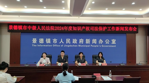 景德镇市中级人民法院举办2024年度知识产权司法保护工作新闻发布会
