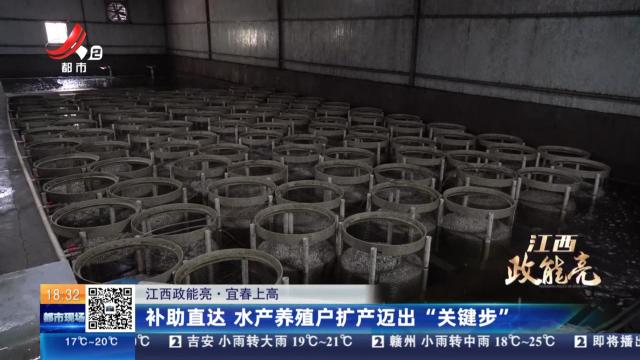 【江西政能亮】宜春上高：补助直达 水产养殖户扩产迈出“关键步”