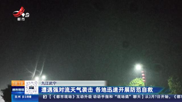 九江武宁：遭遇强对流天气袭击 各地迅速开展防范自救