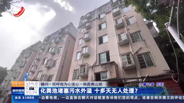 【赣问·民呼我为心连心】南昌青山湖：化粪池堵塞污水外溢 十多天无人处理？