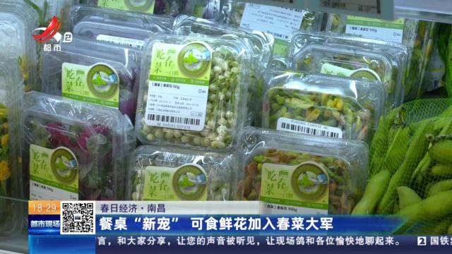 【春日经济】南昌：餐桌“新宠”可食鲜花加入春菜大军