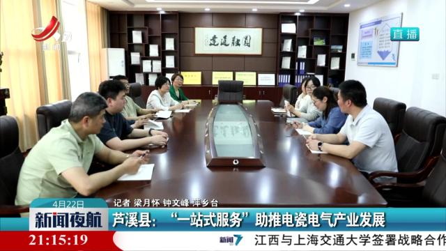 芦溪县：“一站式服务”助推电瓷电气产业发展